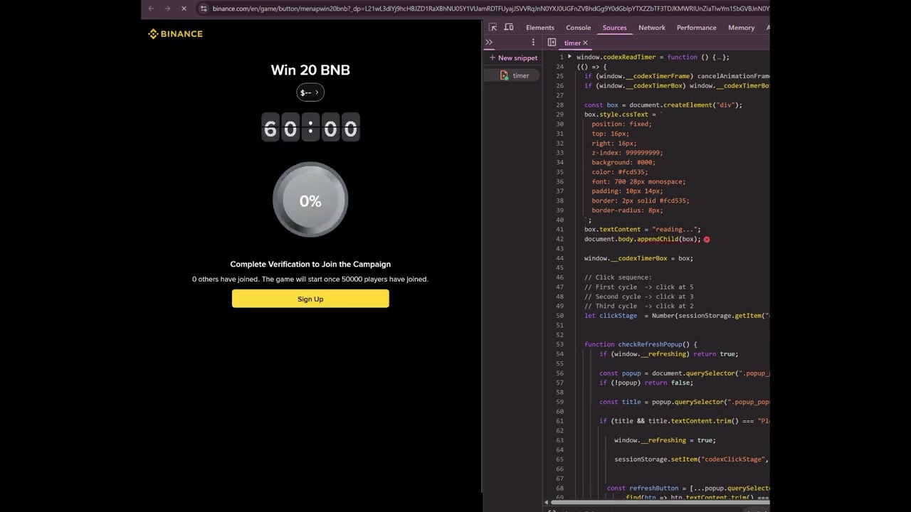 Win 20 BNB on Binance with a bot