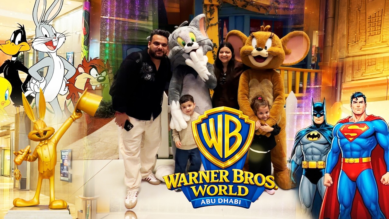 Abu Dhabi ka SABSE CRAZY Theme Park 😍 | Warner Bros World Vlog | Pratima Dutta