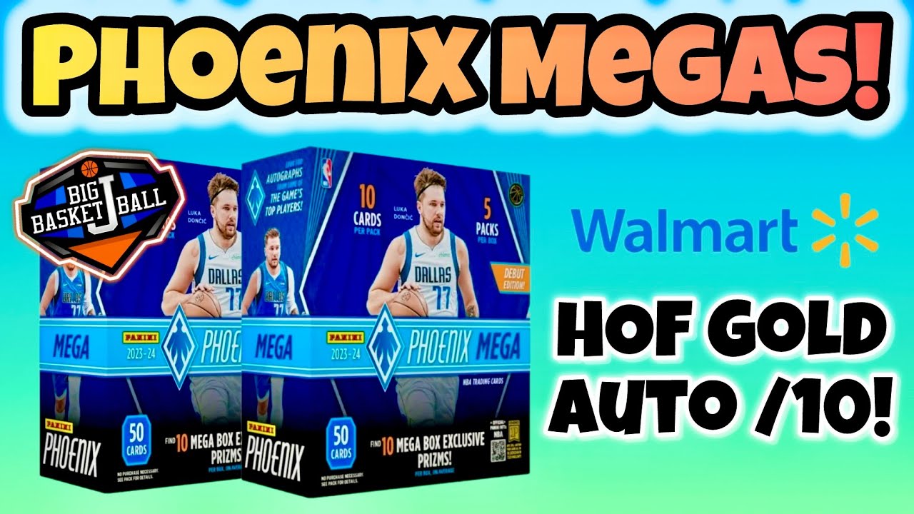 *FIRST LOOK!* 2023-24 Panini Phoenix Basketball Walmart Mega Box Break x2 🔥 HOF Gold Auto /10!