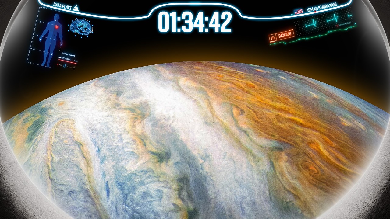 Falling Into Jupiter (Super Realistic 3D Simulation)