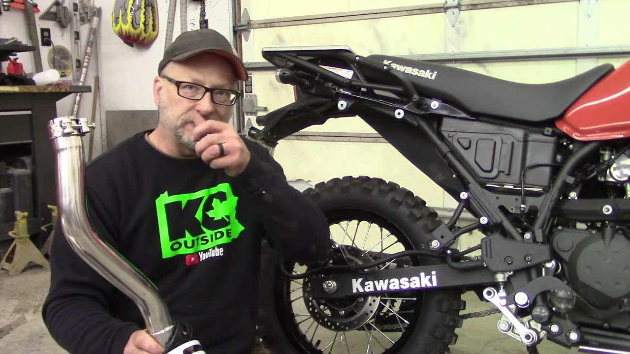 2022 KLR 650 Delkevic Exhaust install & thoughts