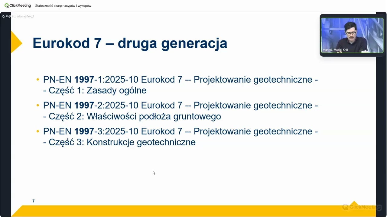 Stateczność skarp, nasypów i wykopów