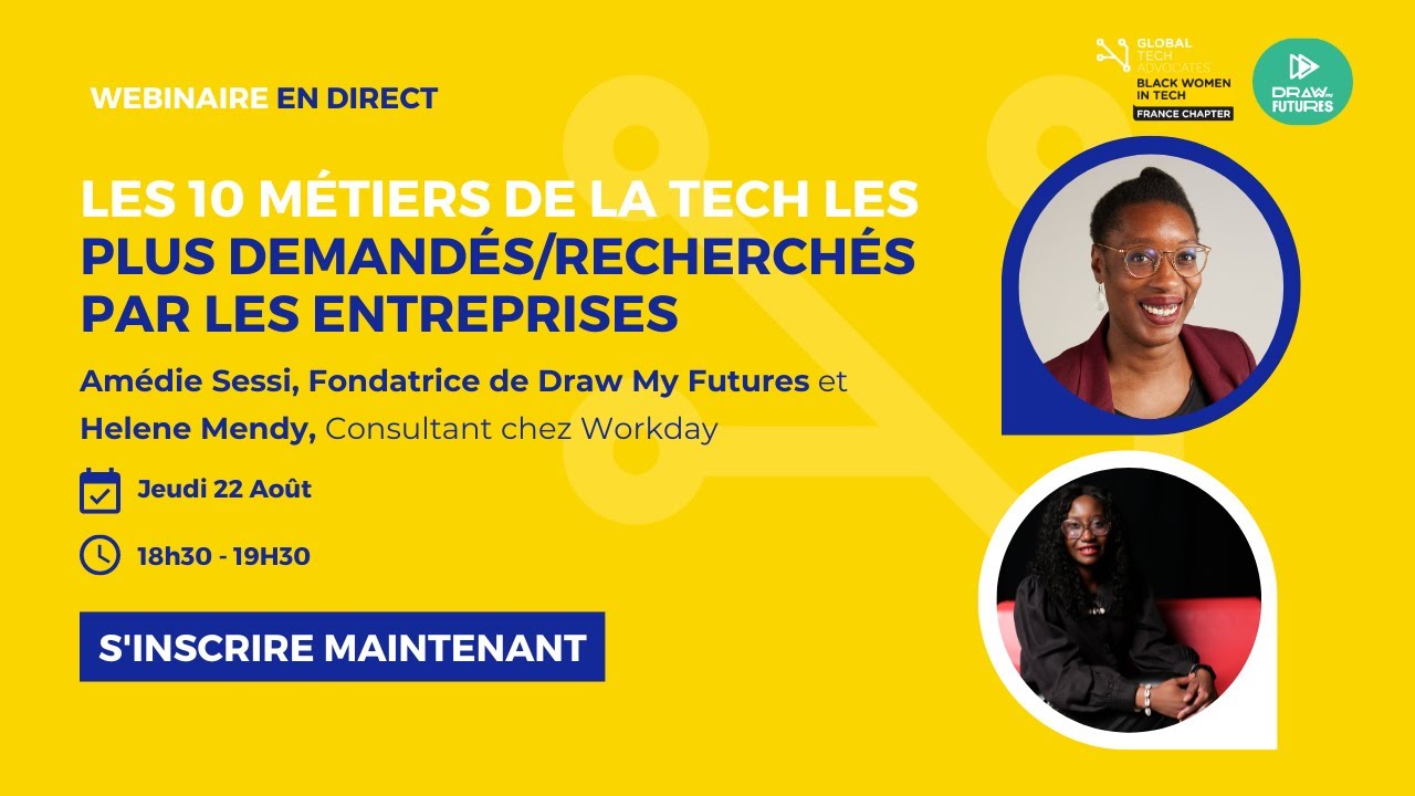 Les 10 métiers de la Tech les plus demandés/recherchés par les entreprises