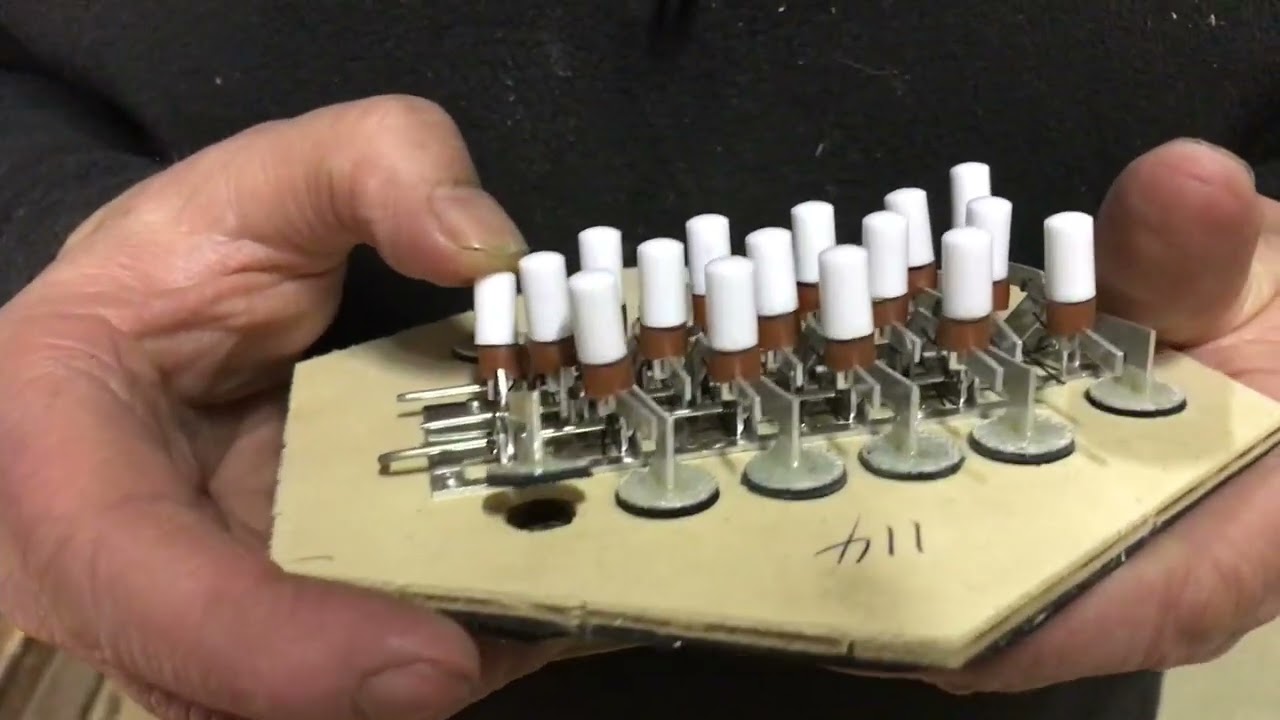 Concertina reed repair