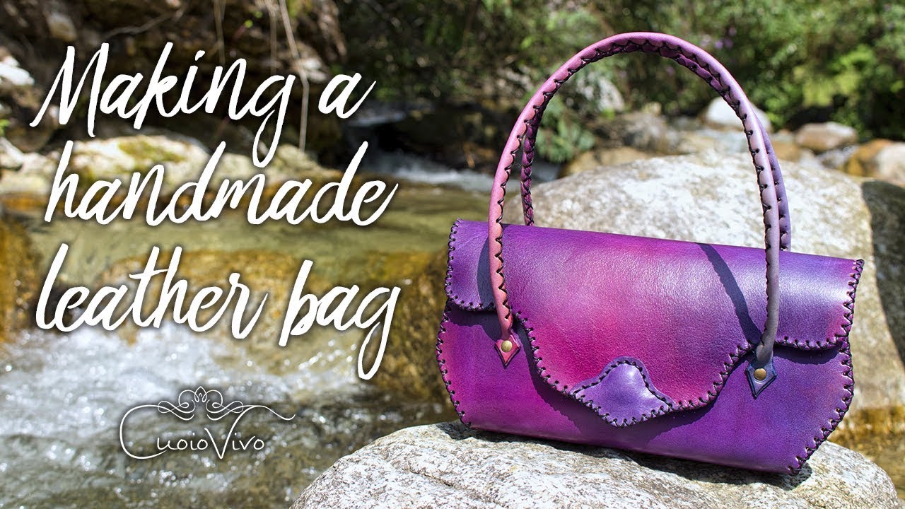 Making a handmade italian Leather Bag - 