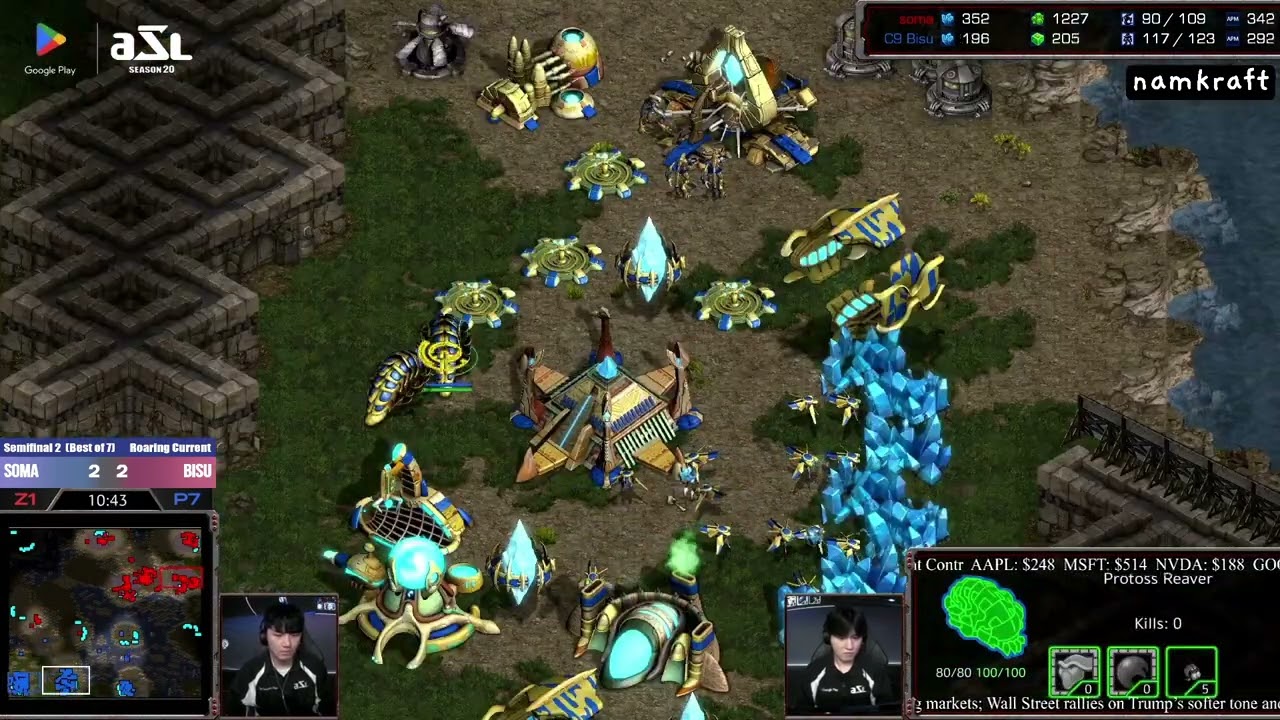 🔥🔥ASL S20 Semifinal 2 Set 5 Soma vs Bisu ZvP @ Roaring Current | Starcraft Commentary