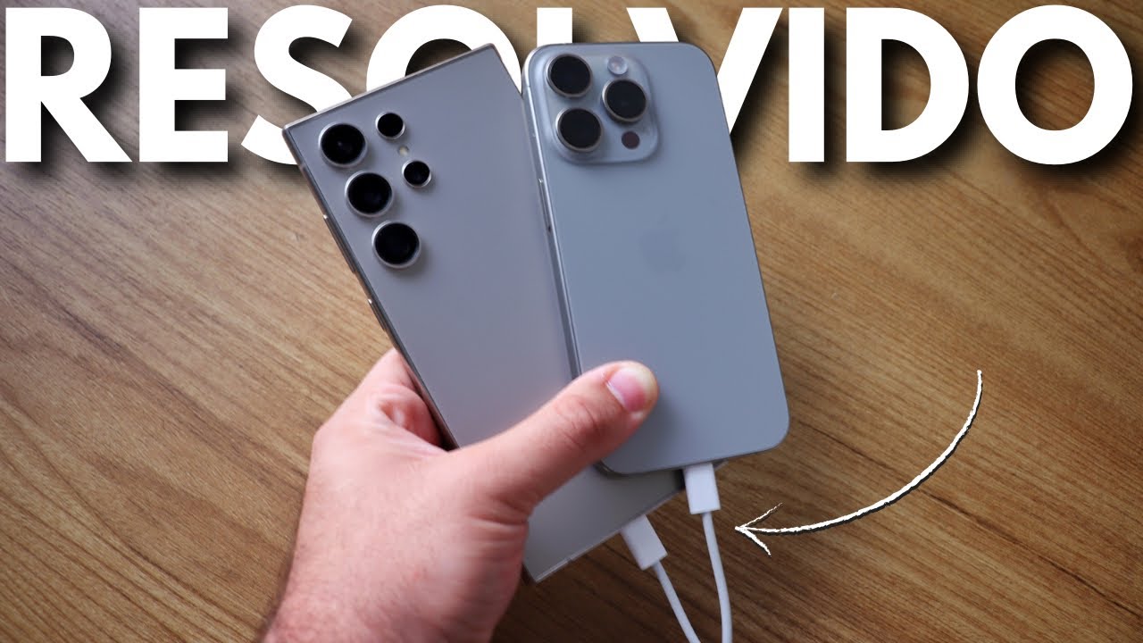 🤯 COMO PASSAR FOTOS E VÍDEOS do iPhone pro Android (e vice-versa) VIA CABO!
