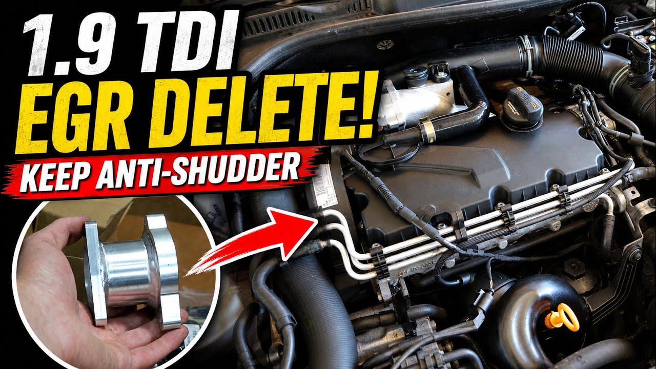 1.9TDI ULTIMATE EGR/EGR COOLER РУКОВОДСТВО ПО УДАЛЕНИЮ (С УДЕРЖАНИЕМ КЛАПАНА, ПРЕДОТВРАЩАЮЩЕГО ВС...