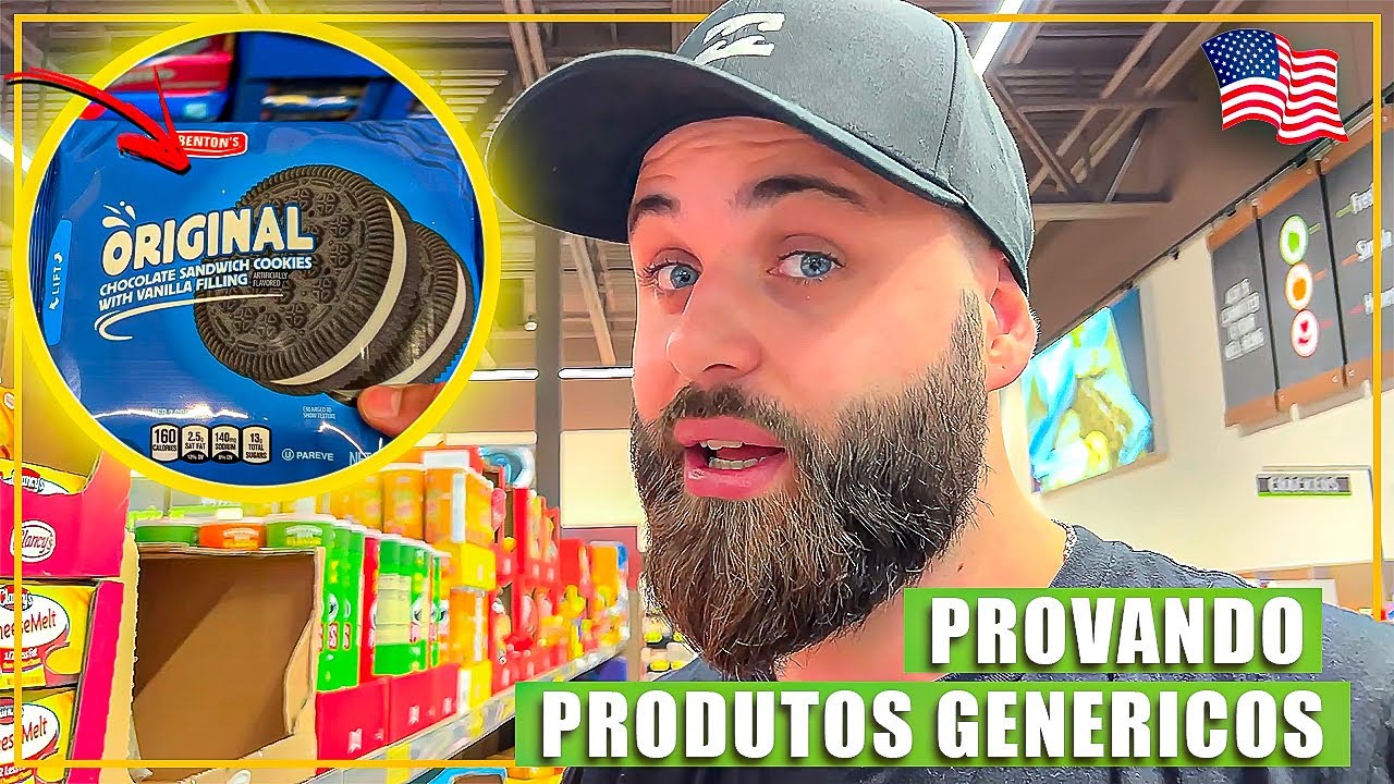 PROVANDO PRODUTOS GENÉRICOS DO MERCADO DE POBRE QUE TODOS AMAM OS ESTADOS UNIDOS