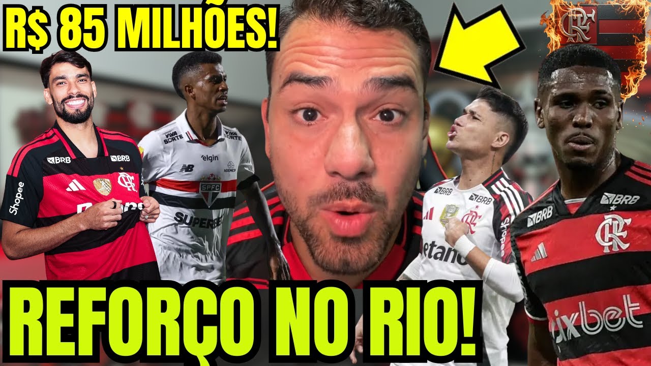 💰EXPLODIU AGORA! R$85 MILHÕES! FLAMENGO ACERTA 4º REFORÇO E FLAZOEIRO HOJE CONFIRMA! PRÉ-JOGO!