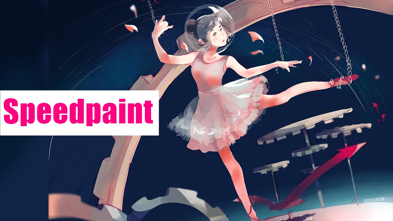Chain Dancer [SPEEDPAINT] Paint tool SAI
