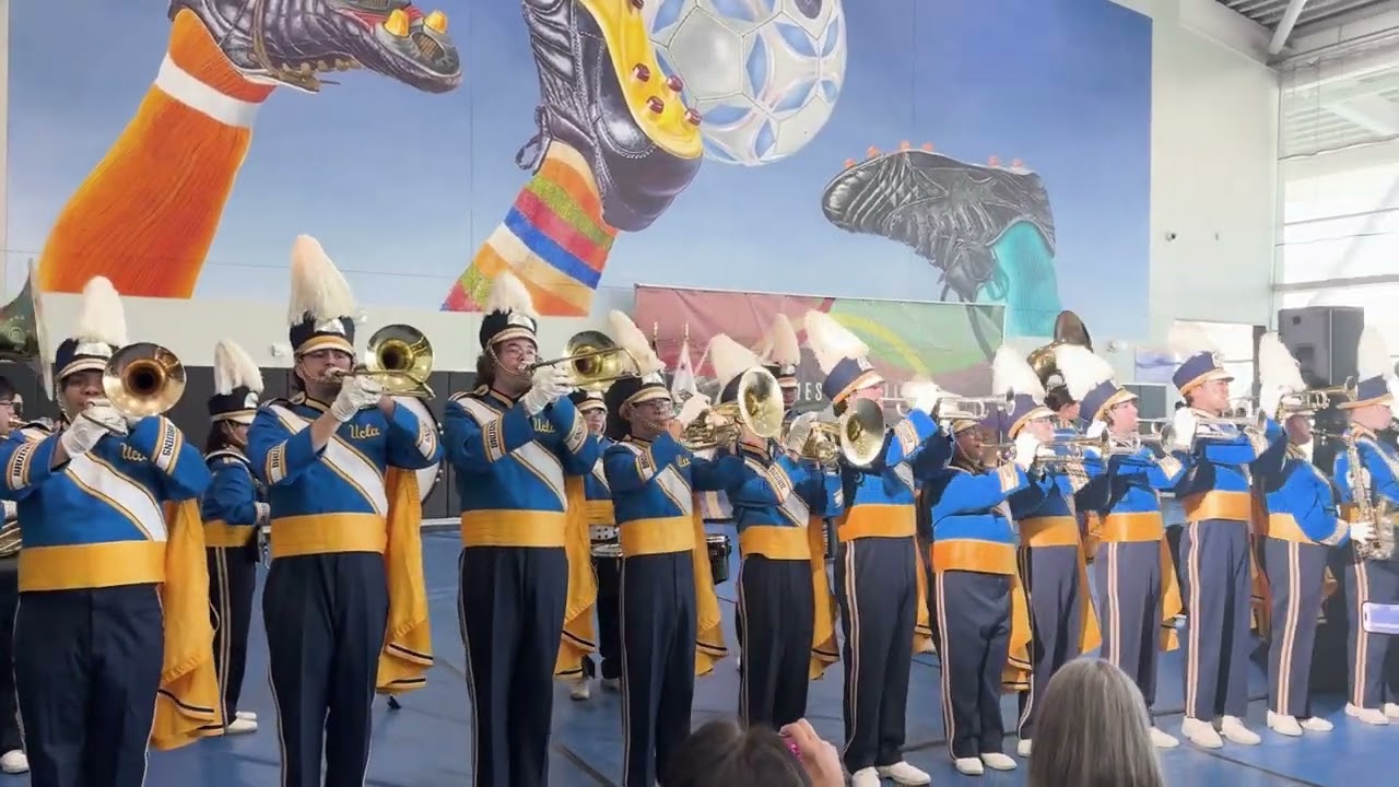 UCLA Marching Band at City Hall