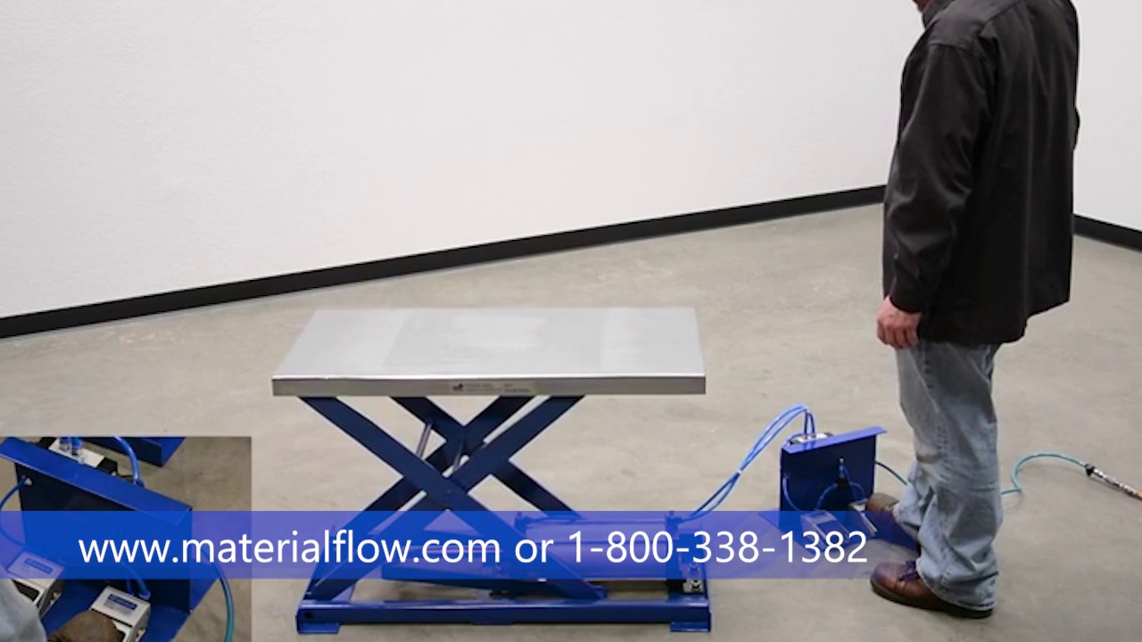 Vestil AT-10 Pneumatic Scissor Lift Tables