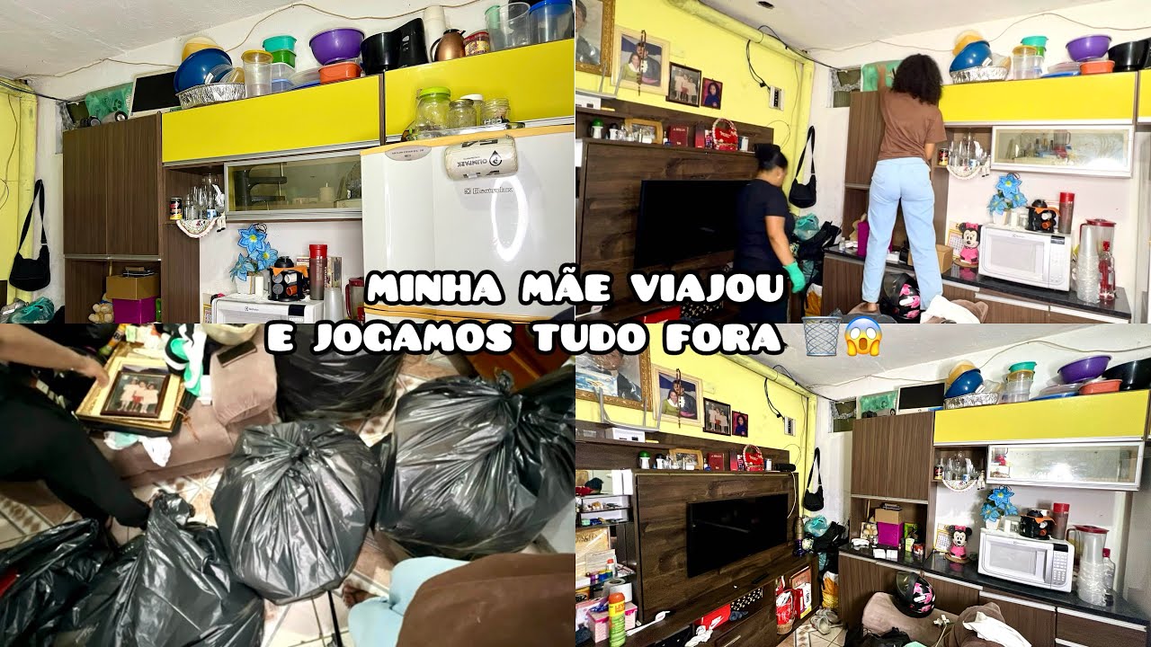FAXINA PESADONA NA CASA DA MINHA MÃE! Part 1 😱