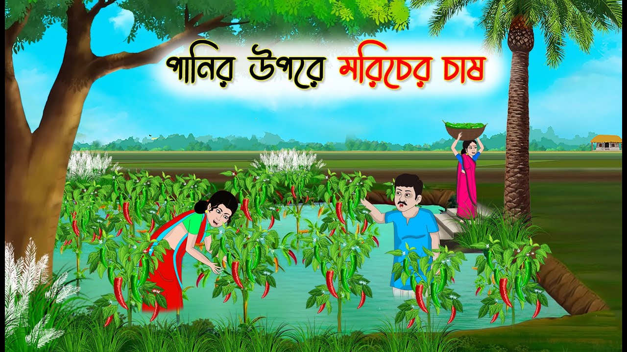 পানির উপরে মরিচের চাষ | Bengali Moral Stories Cartoon | Rupkothar Golpo | Thakumar Jhuli | CINETOONS