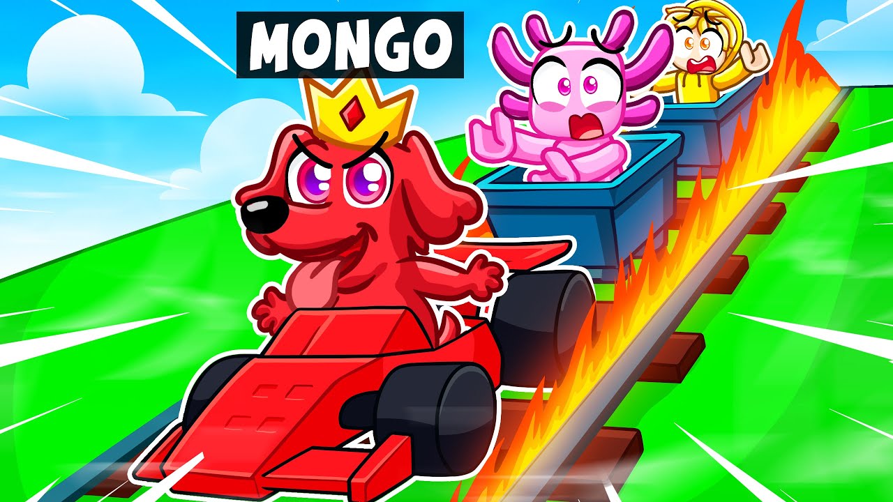 Я превратился в собаку в игре "Спуск с горы на картинге"! Roblox...