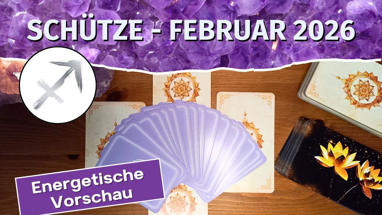 Schütze: Endlich kannst du etwas verwirklichen! Februar 2026 | Tarotlegung | Kartenlegung | Orakel