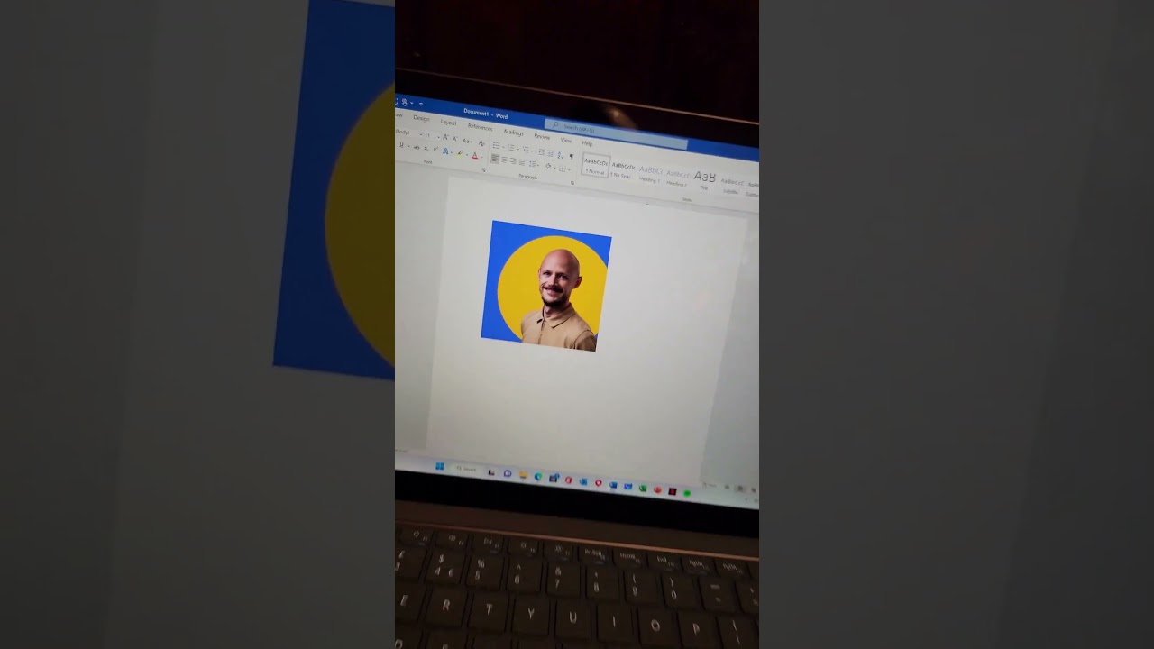 Microsoft Word Tips - Move Image Anywhere Freely #wordtips #microsoft