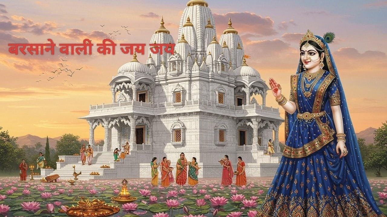 बरसाने वाली की जय जय || radha rani bhajan 