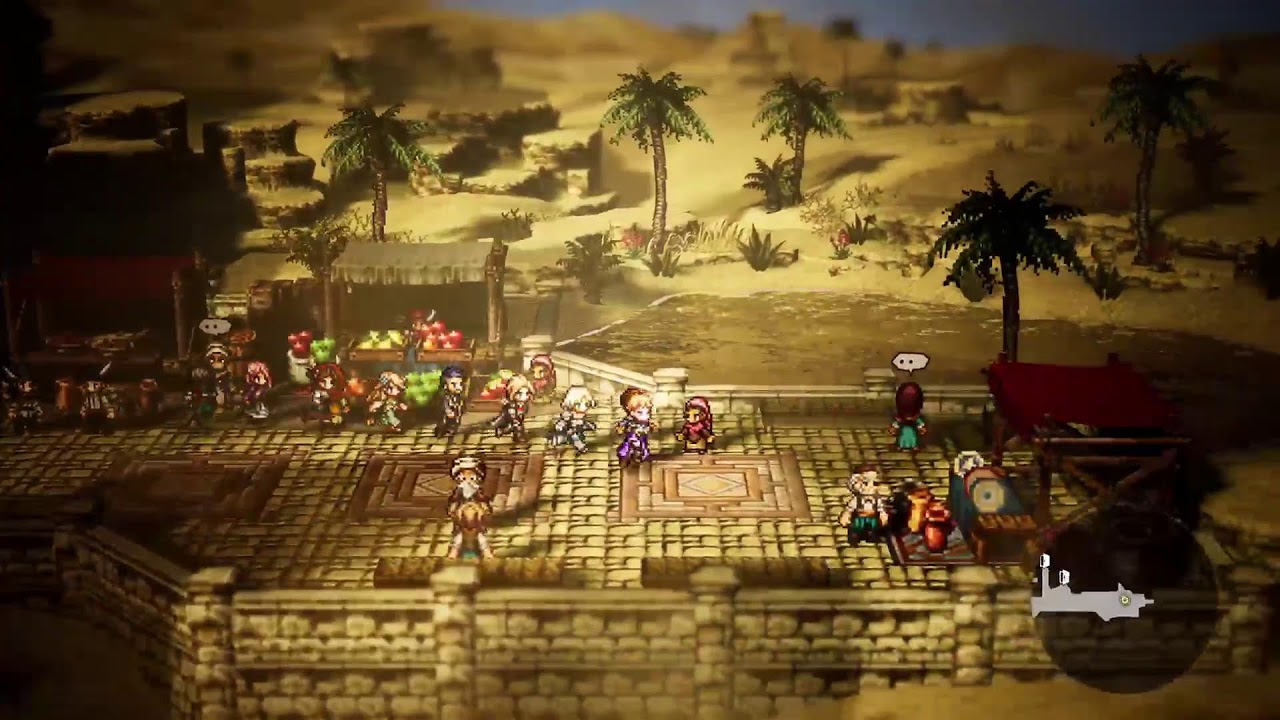 Octopath Traveller 0 PLAYSTATION 5 Gameplay.