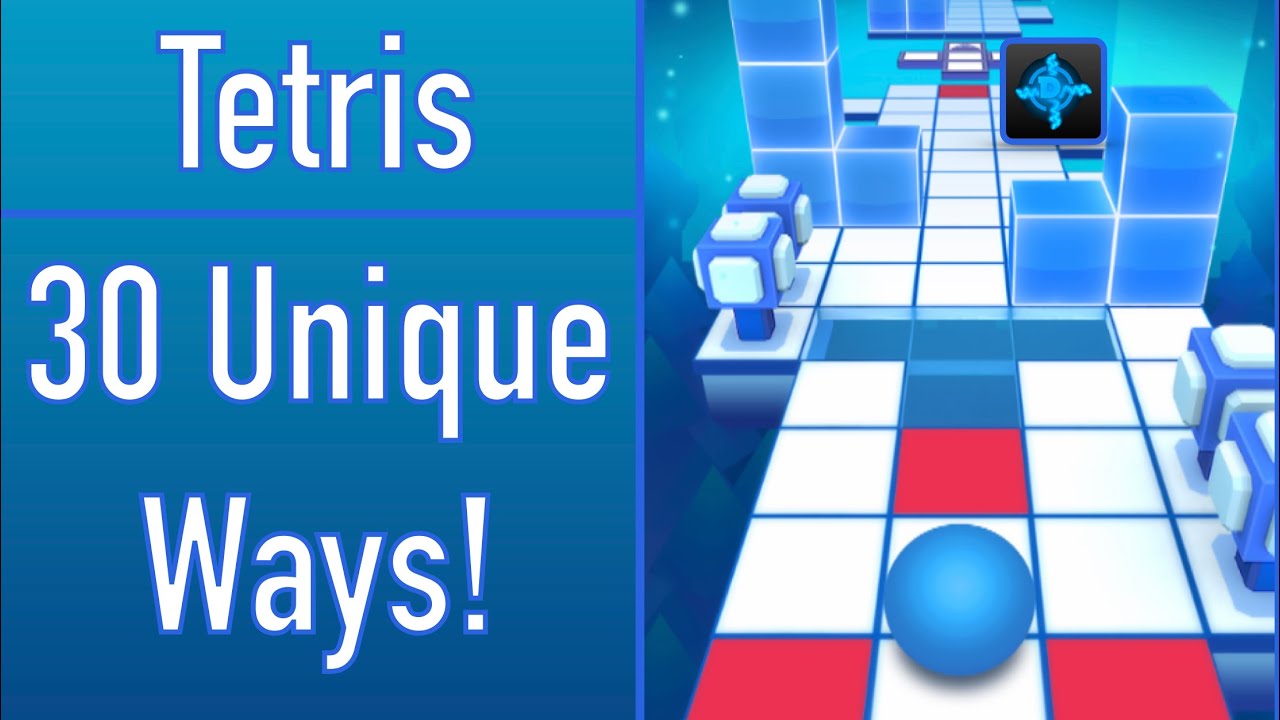 Rolling Sky Tetris🧊 - 30 Unique Ways