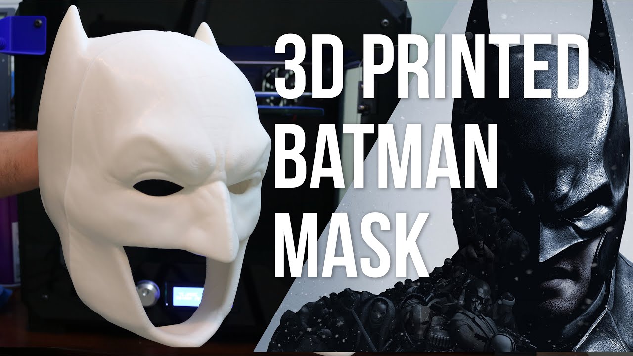The Ultimate 3D Printed Batman Mask - Replica Prop Part 1