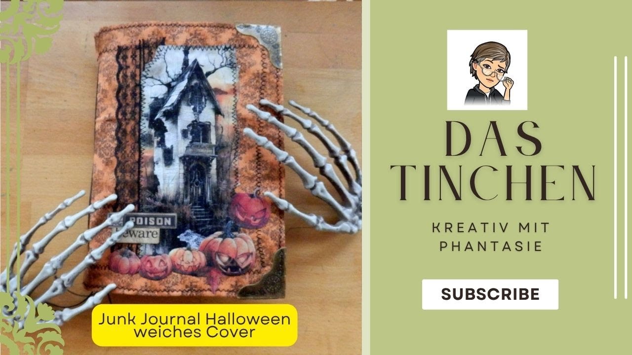 Junk Journal Halloween - Weiches Cover