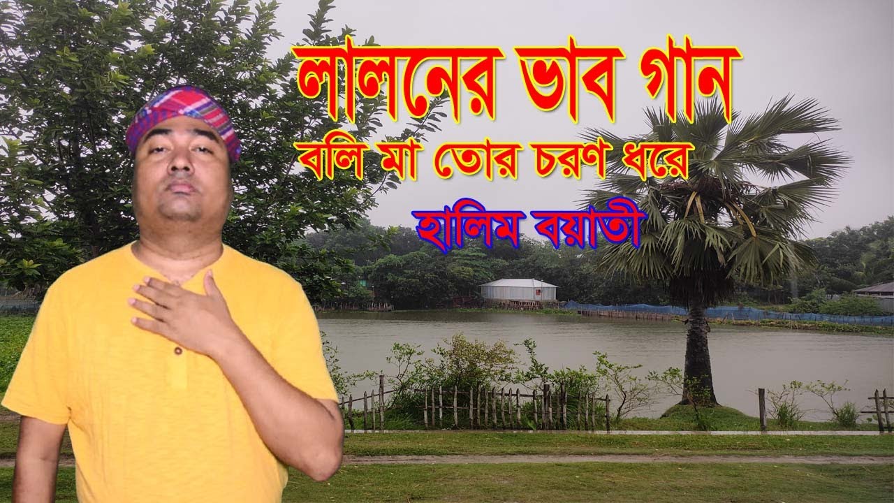 লালনের ভাব গান | বলি মা তোর চরন ধরে | হালিম বয়াতী | song 2025