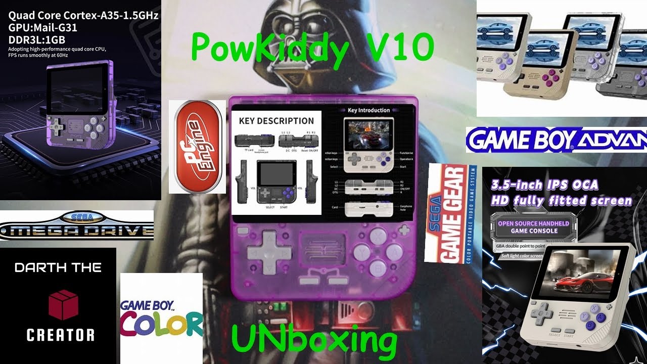 Powkiddy V10 unboxing and some game play #retrogaming #powkiddy #v10