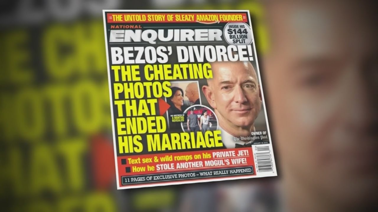 Amazon CEO Jeff Bezos accuses Enquirer of 'extortion' over revealing personal photos