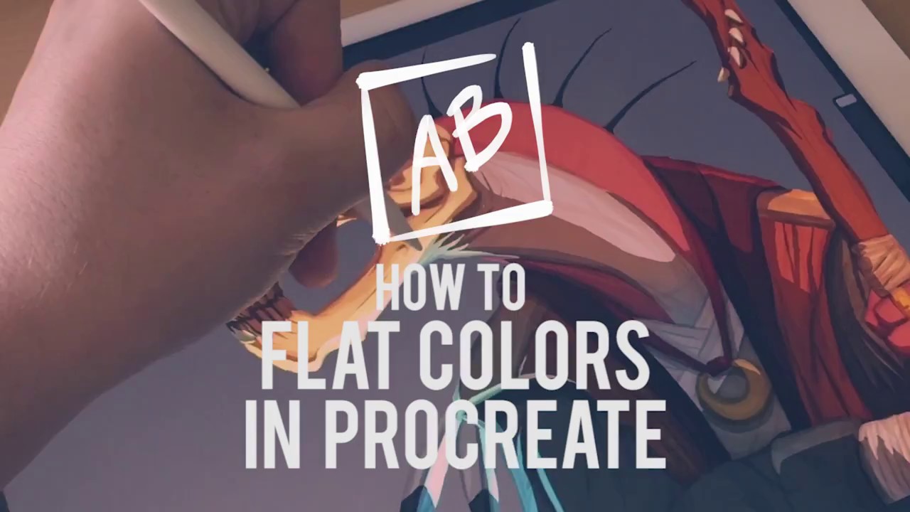How to Flat Colors in Procreate