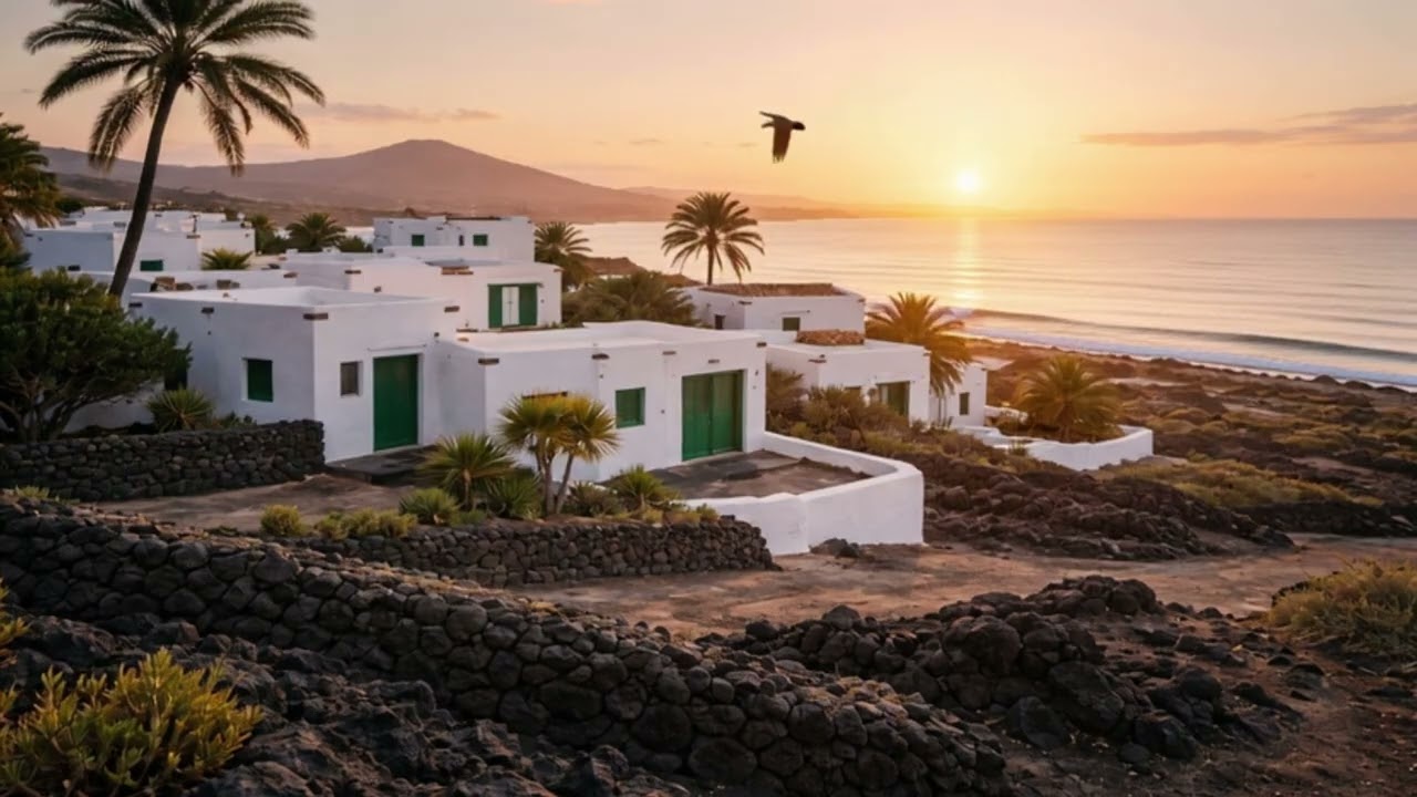Quiet Island Hours – Sunset Folk Music for Calmness & Reflection