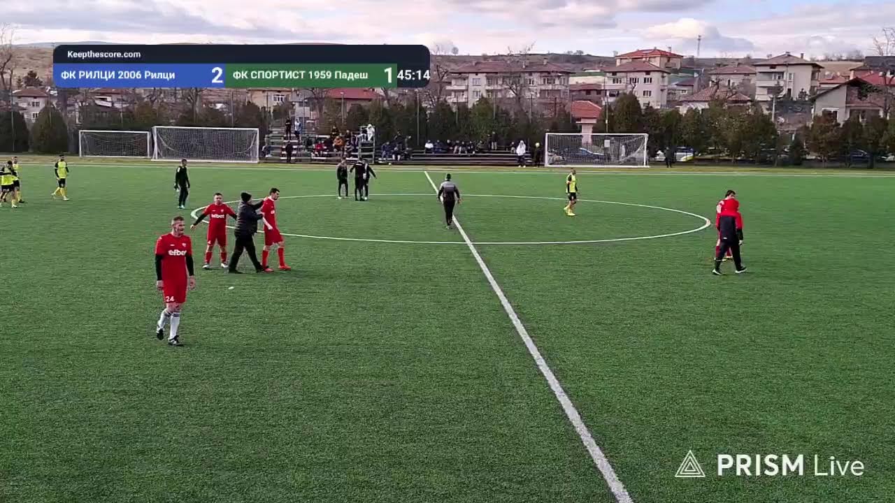 ⚽️ 1-во полувреме на футболна среща: ФК РИЛЦИ 2006 Рилци 🆚 ФК СПОРТИСТ 1959 Падеш - 22.02.26г.