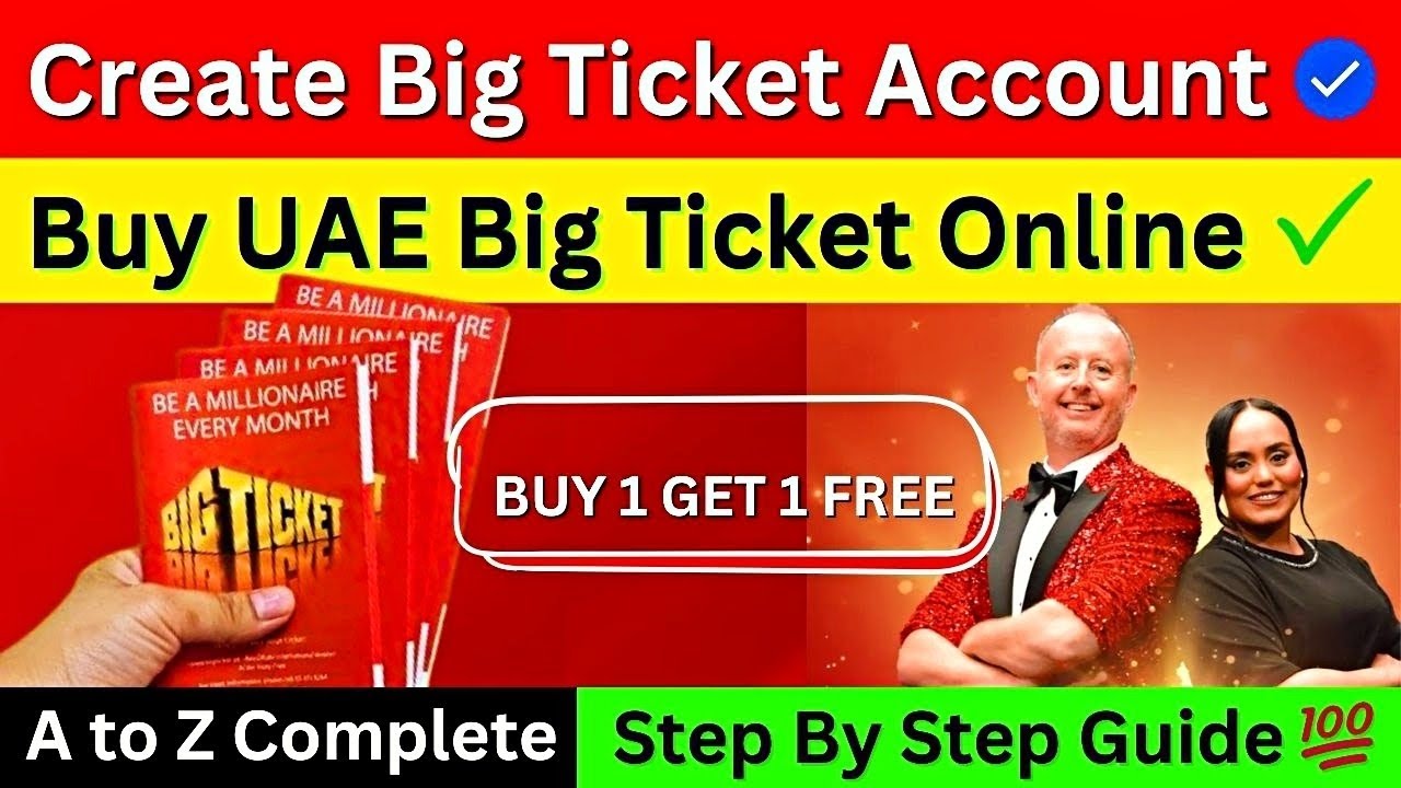 Как создать аккаунт Big Ticket | Как купить билеты Big Ticket онлайн в Абу-Даби в 2025 году | Big...