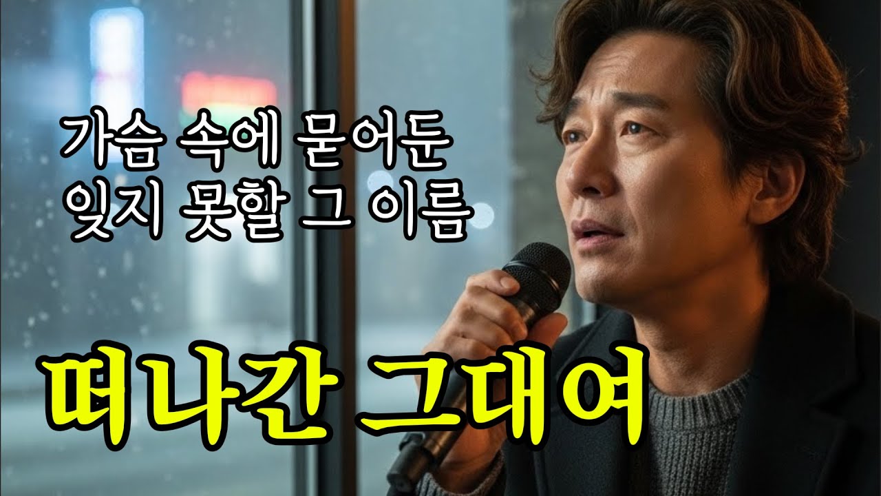 🎵 떠나간 그대여ㅣ왜 그때 잡지 못했는지.. 후회로만 남은 그리움 #감성트로트