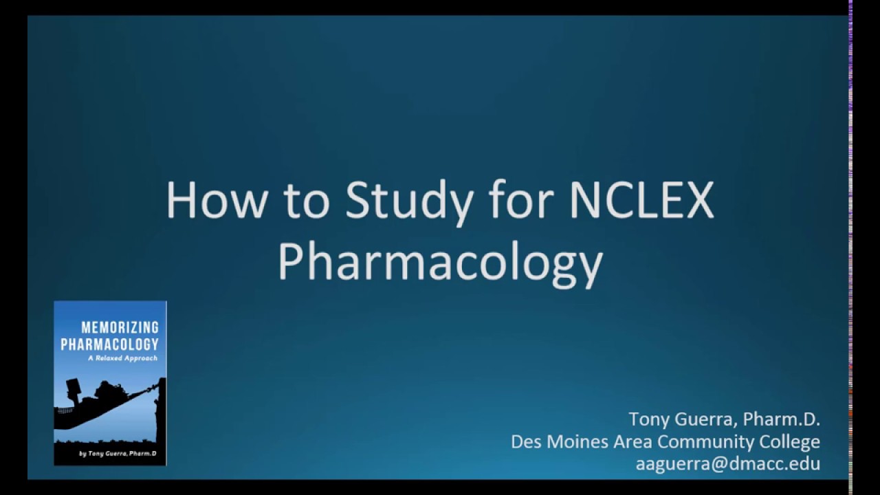 How to Study NCLEX Pharmacology (Free NCLEX Pharmacology Review Resources)