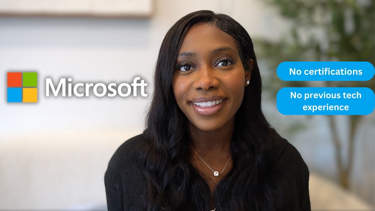 How I Got a Job at Microsoft with NO prior Tech Experience (IN ONLY 4 MONTHS!)
