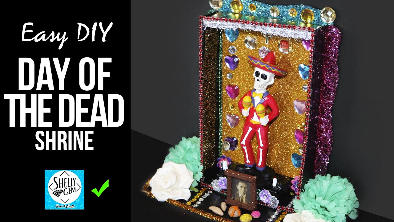 Day of the dead shrine 💀 easy DIY #dayofthedead #shrine #diadelosmuertos #diy