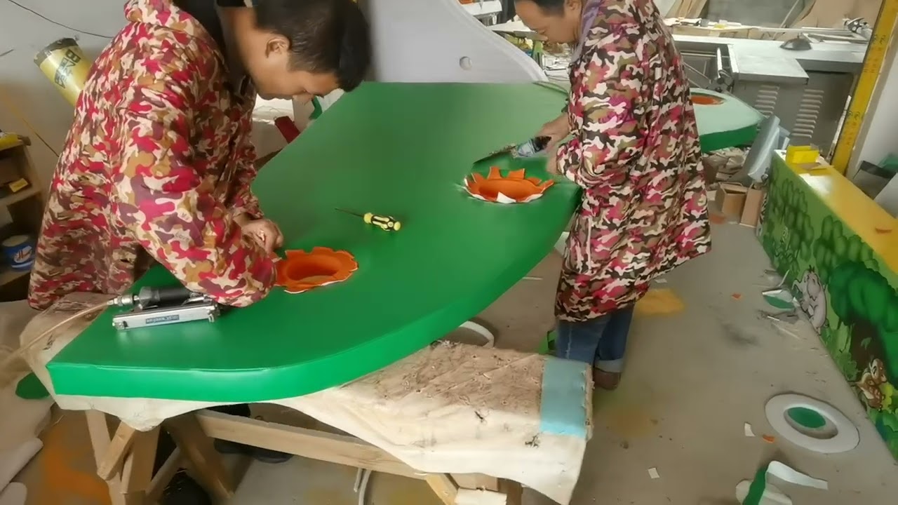 how to make indoor soft play equipment for children?