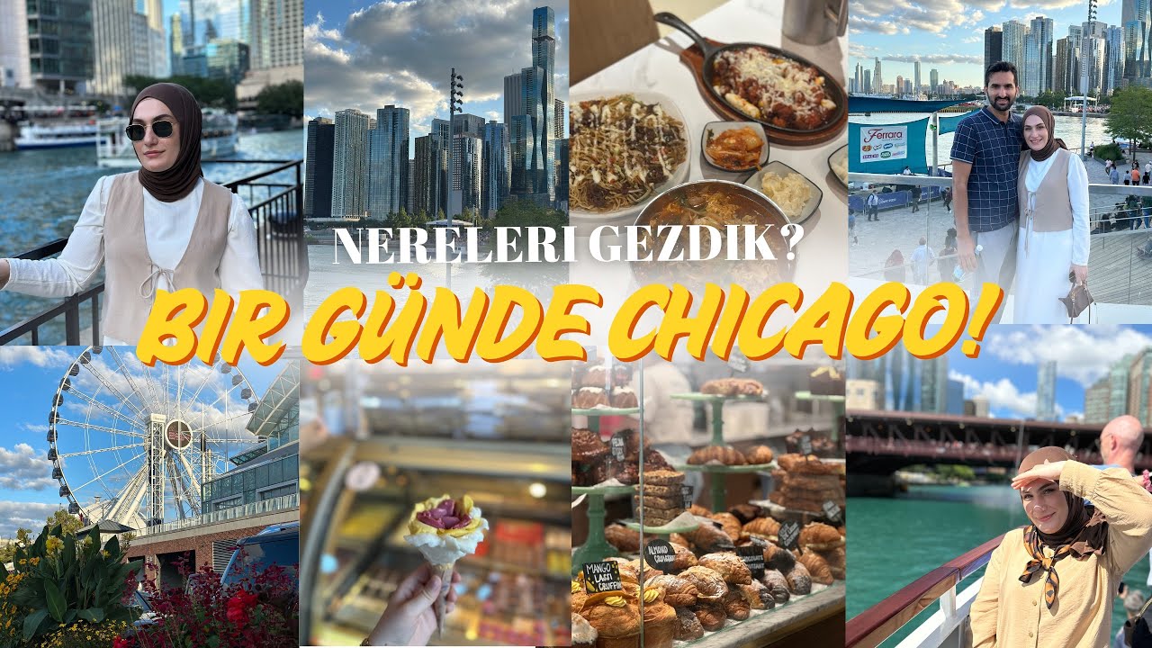 1 Günde Chicago’yu Keşfettik! 🇺🇸 Ne Kadar Harcadık, Nerelere Gittik? | Amerika Vlog #3