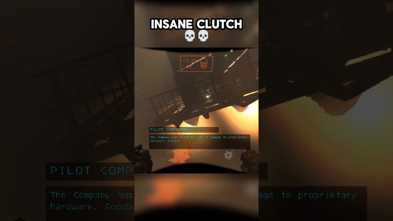 INSANE CLUTCH 💀💀!! #lethalcompany #lethalcompanygame #gaming