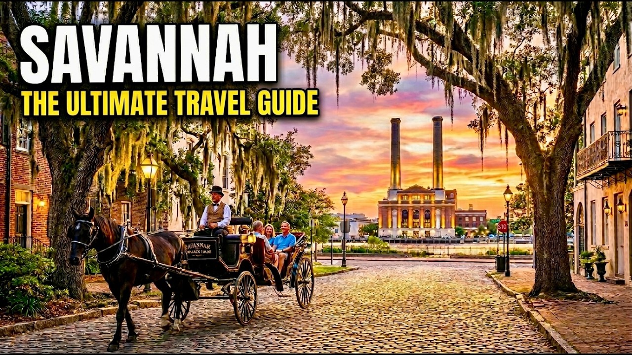Savannah GA Walking Tour 2026: The Ultimate Travel Guide [4K]