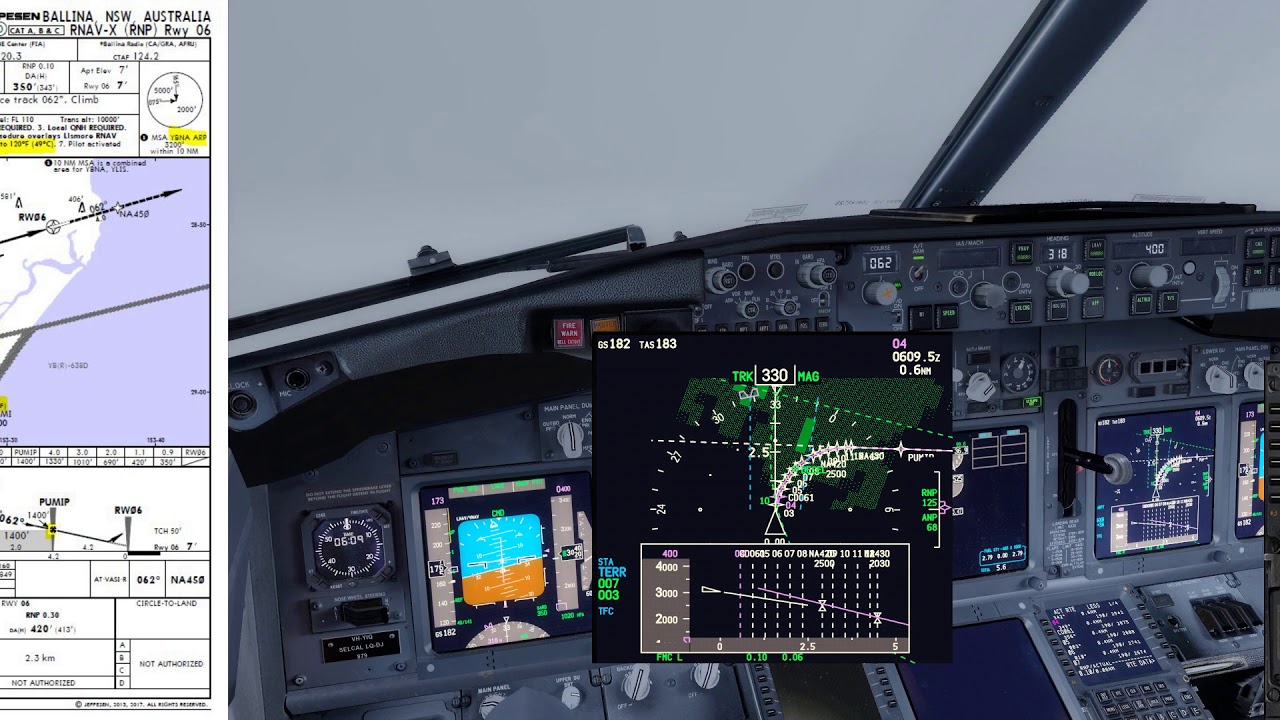 B737 RNAV RNP AR APCH
