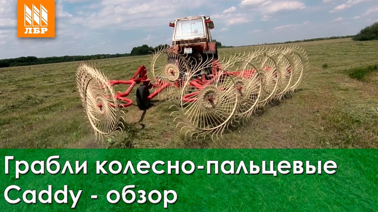 Грабли колесно-пальцевые Caddy  - обзор