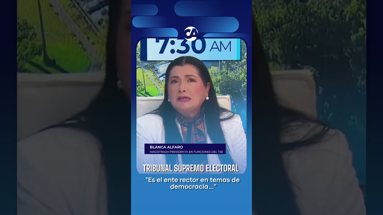 TSE: &ldquo;Ente rector de la democracia&rdquo;, afirma Blanca Alfaro