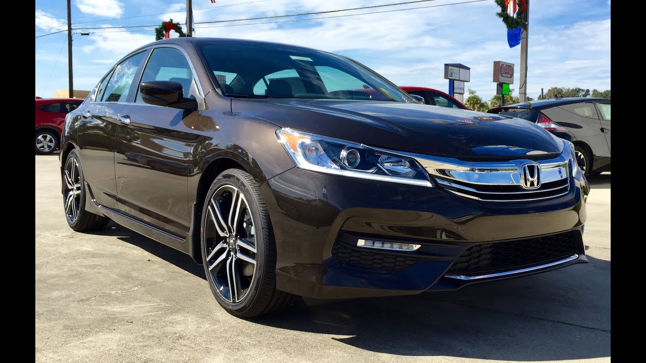 2016 Honda Accord SPORT Full Review / Start Up / Exhaust