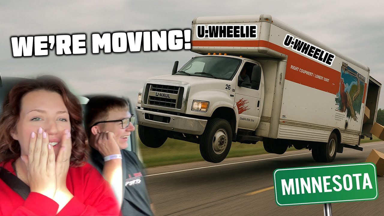 Наше хаотичное путешествие туда и обратно на U-HAUL длиной в 1500 МИЛЬ! (Попробуйте не смеяться)