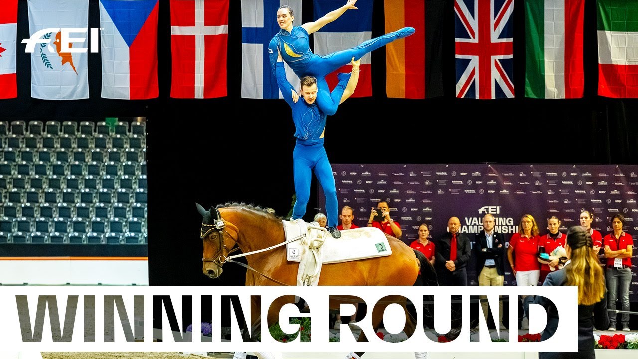 ✨ Dazzeling Pas-De-Deux perfection incoming 💖 | FEI Vaulting World Championship Bern 2024