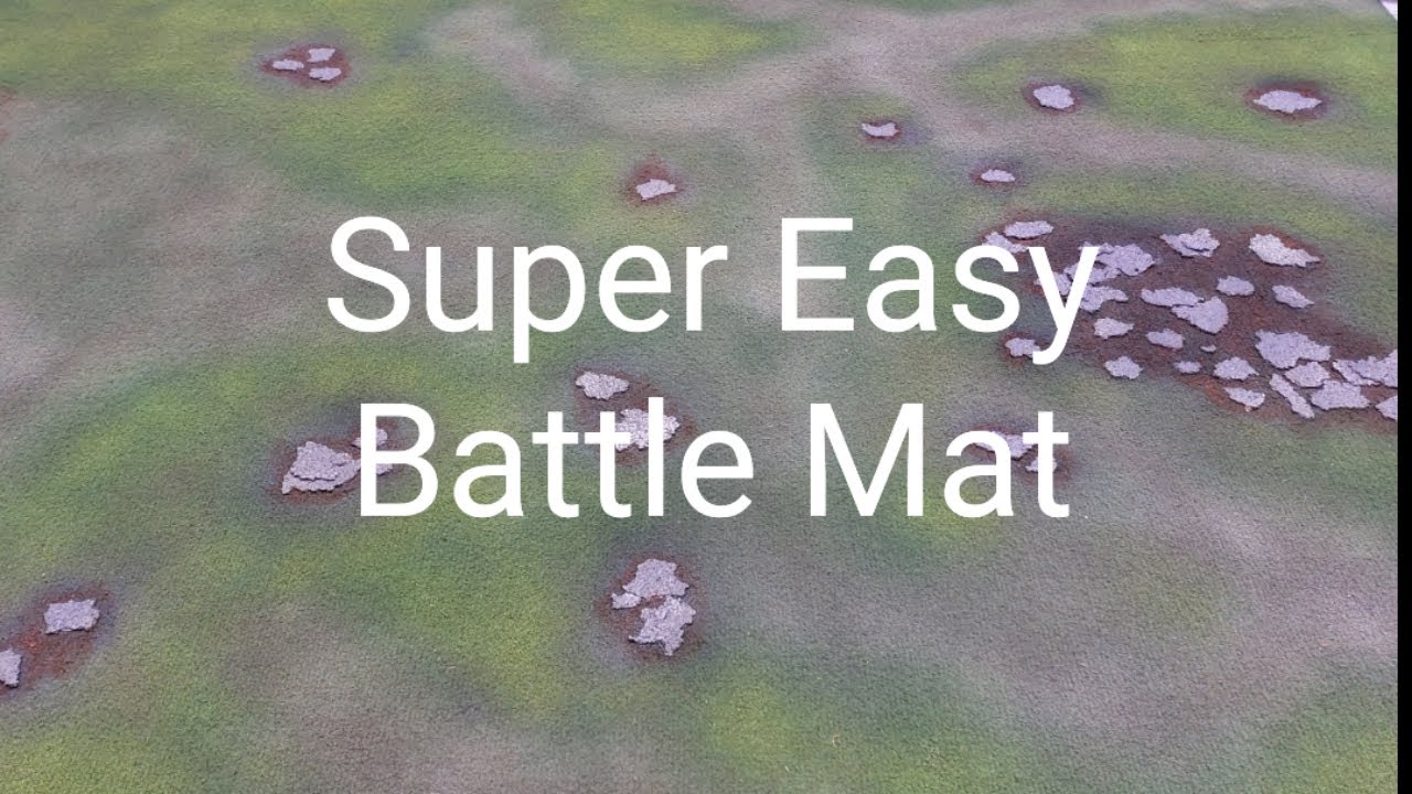 This is the Easiest & Fastest BATTLE MAT You´ll Ever Make!