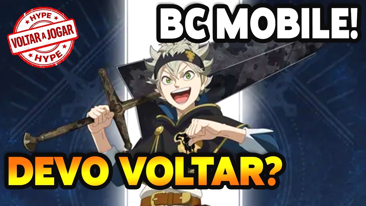 Revisitando BLACK CLOVER MOBILE! Momentos ÉPICOS e HYPE para VOLTAR a jogar